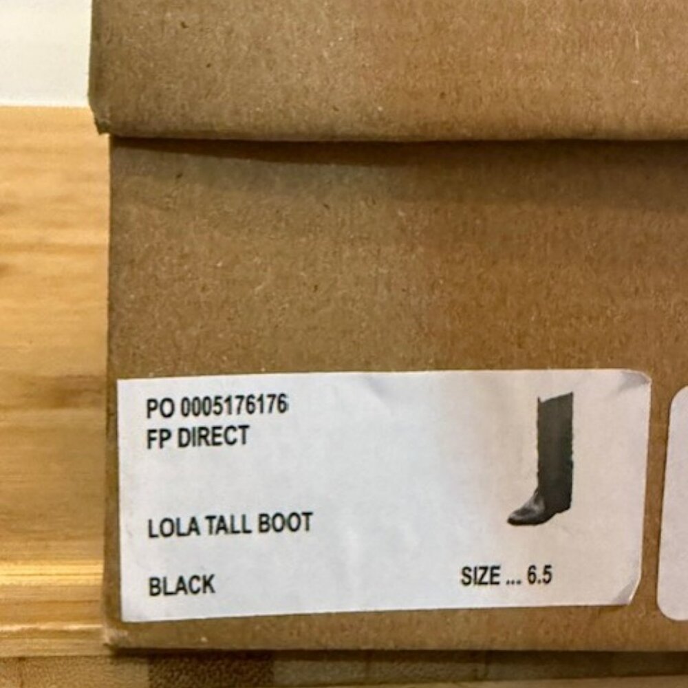 Retro Lola Studded Tall Leather Boots - NWB - Picture 16 of 16